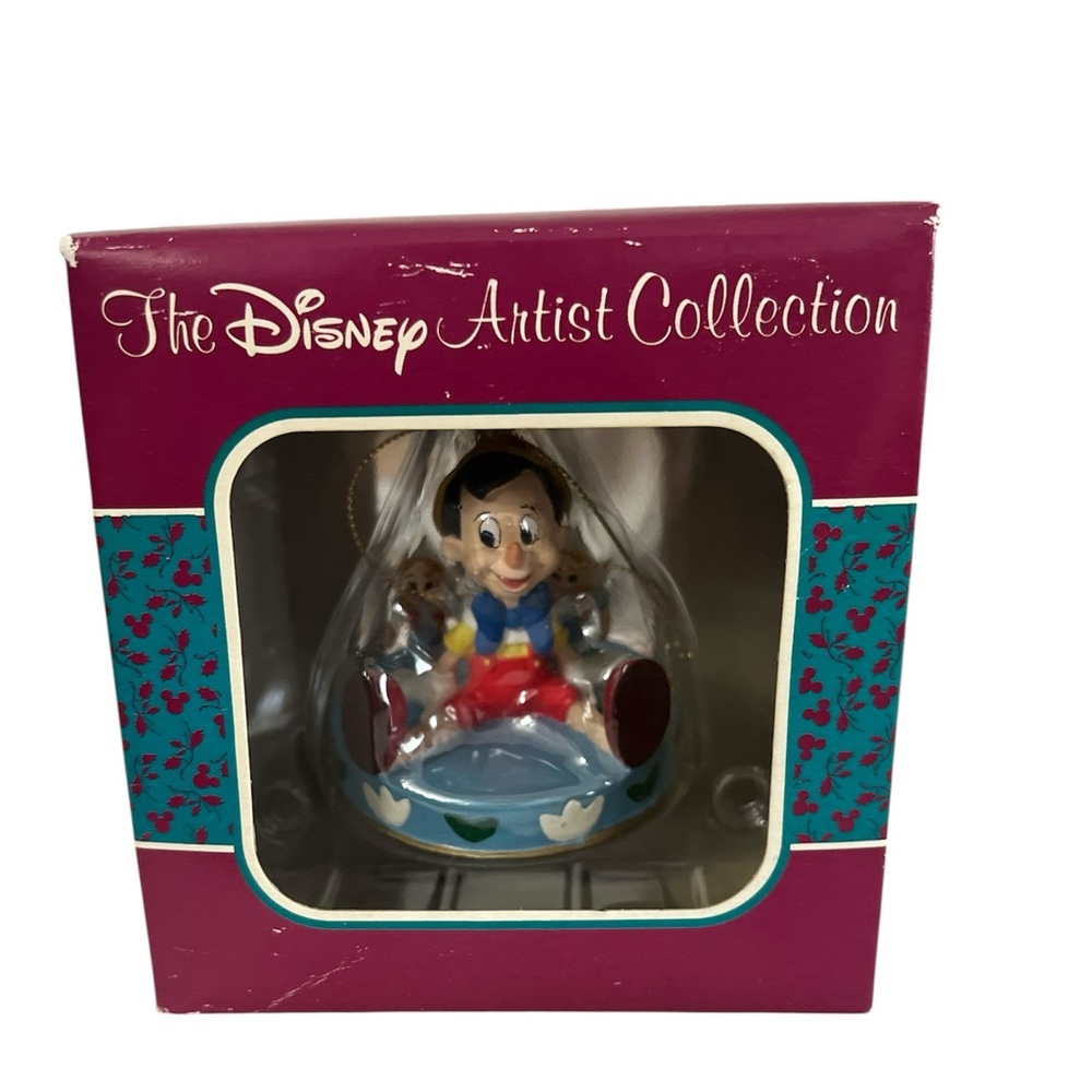 Disney Artist Collection It's A Small World Pinocchio Ornament